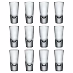 Set Of Bormioli Rocco Ex-Large Bistro Shot Glasses - 12 Glasses