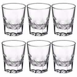 Bormioli Rocco Liquer Shot Glasses Vodka Whisky - 6 Glasses