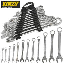 Kinzo 12 PCS Ring Open End Spanner Set DIY Tool Jaw Ring Spanner Fork