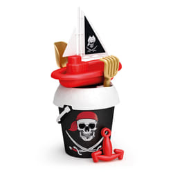 Kids Disney Plastic Pirates Beach Bucket And Spade - Bucket & Boat