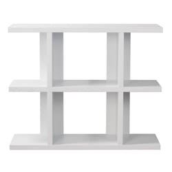 Avalon Wood Bookcase Display Shelves Unit Divider - 3 Tier