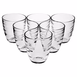 Pasabahce 280ml Drinking Glasses 6 Pcs Tumbler Set - 6