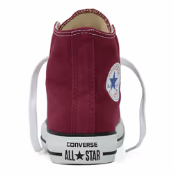 ) Converse All Star Mens Womens High Hi Tops Unisex Chuck Taylor Trainers Pumps - Maroon, 4 (Adults'
