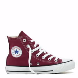 ) Converse All Star Mens Womens High Hi Tops Unisex Chuck Taylor Trainers Pumps - Maroon, 3 (Adults'