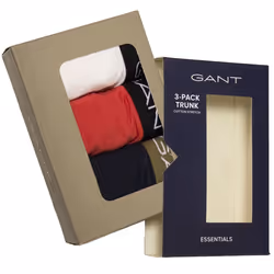 Gant | Mens Boxer Trunks (3 Pack) - Small, Multicoloured