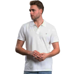 Gant Mens Original Pique Short Sleeve Polo Shirt - White, XL