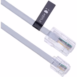 10m RJ11 to RJ45 Cable Ethernet Modem Data Telephone ASDL Patch Lead Broadband High Speed BT Internet Plug 6P4C to 8P8C Flat ...