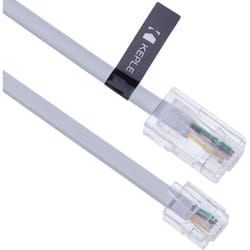 10m RJ11 to RJ45 Cable Ethernet Modem Data Telephone ASDL Patch Lead Broadband High Speed BT Internet Plug 6P4C to 8P8C Flat Network Extension Cord
