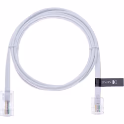 10m RJ11 to RJ45 Cable Ethernet Modem Data Telephone ASDL Patch Lead Broadband High Speed BT Internet Plug 6P4C to 8P8C Flat Network Extension Cord