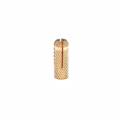 M10 Drop in Anchors Brass Wall Anchor Expansion Bolt Sleeve Fischer Brass Plug for Anchoring into Concrete Masonry Bricks, Na ...