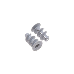 Drywall Anchors, Plasterboard Dowels 50 Pack 15mm x 23mm Nylon Plugs, Drywall Fasteners, Plaster Wall Plugs, Cavity Dowels, Plastc Fixings - Screw in