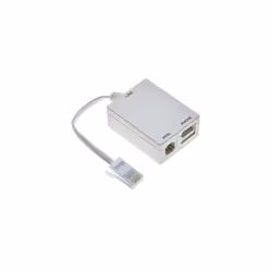 Tailed ADSL2+ Microfilter Filter And Splitter - With RJ11, Inline DSL Filter For Removing Noise From Telephone Or Fax Machine ...