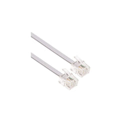 5m RJ11 Cable ADSL Extension Lead Phone Cord Telephone Plug High Speed BT Internet Broadband Male to Male Router and Modem to RJ11 Phone Socket,
