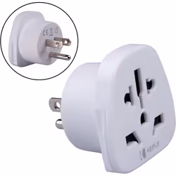 US USA, Japan Japanese Adapter Travel Type B Plug to UK, AUS Australia, EU Europe European, China, Asia, Thailand, Ireland to ...