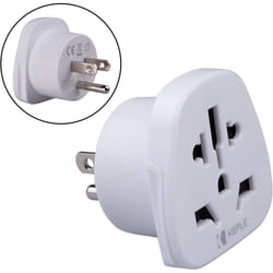 US USA, Japan Japanese Adapter Travel Type B Plug to UK, AUS Australia, EU Europe European, China, Asia, Thailand, Ireland to American Adaptor