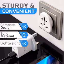 Brazil Brazilian Adapter Travel Type N Plug to UK US USA American AUS Australia EU Europe European Asia China Thailand Ireland Adaptor Universal