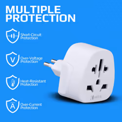 Brazil Brazilian Adapter Travel Type N Plug to UK US USA American AUS Australia EU Europe European Asia China Thailand Ireland Adaptor Universal