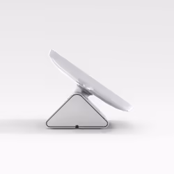 Bouncepad Flip | Apple iPad 7th Gen 10.2 (2019) | White | Covered Front Camera and Home Button |