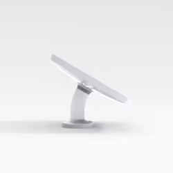 Bouncepad Swivel Desk | Apple iPad 7th Gen 10.2 (2019) | White | Covered Front Camera and Home Button |
