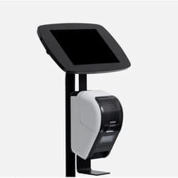 Bouncepad Floorstanding with Brother Printer mount tablet security enc