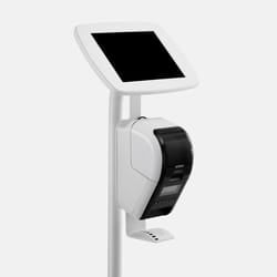 Bouncepad Floorstanding with Brother Printer mount tablet security enc