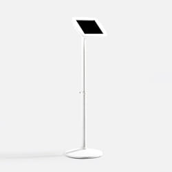 Bouncepad Original Elevate (inc USB Cable) | Apple iPad 7th Gen 10.2 (2019) | White | Covered Front Camera and Home Button