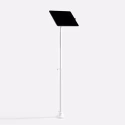 Bouncepad Core Elevate Slim | Tablet & iPad Mount | White, Compatible with All USB-C Tablets, Aluminium, Plastic, Steel, USB- ...