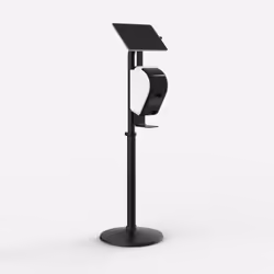 Bouncepad Core Elevate + Brother Printer Mount | Tablet & iPad Mount | Black, Compatible with All USB-C Tablets, Aluminium, P ...