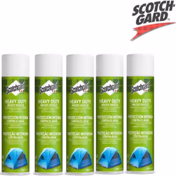 5 x Scotchgard Heavy Duty Water Shield 400ml Green With Improved Formulation