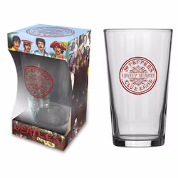 The Beatles Sgt Pepper Pint Glass