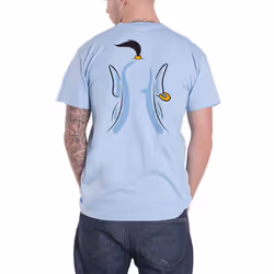 Aladdin T Shirt Genie Face new Official Disney Mens Light Blue - M, Light Blue