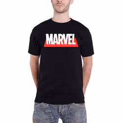 Marvel Comics T Shirt Out The Box Logo new Official Mens Black - S, Black