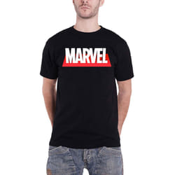 Marvel Comics T Shirt Out The Box Logo new Official Mens Black - S, Black