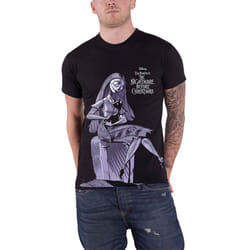 Disney T Shirt The Nightmare Before Christmas Sally Jumbo Official Mens Black - XL, Black
