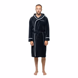 Joy Division Bathrobe Unknown Pleasures - S, Black