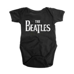 The Beatles Drop T Band Logo Baby Grow