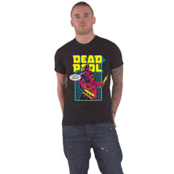 Deadpool T Shirt Comic Merc new Official Marvel Comics  Mens Black - XL, Black