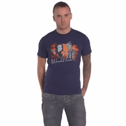 WandaVision T Shirt Red Logo Cartoon Official Marvel Comics Mens Navy Blue - S, Navy