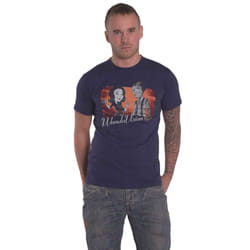 WandaVision T Shirt Red Logo Cartoon Official Marvel Comics Mens Navy Blue - S, Navy