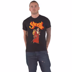 Ghost Greetings From Papa Noel T Shirt - L, Black