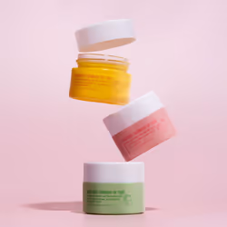 Sweet Dreams Overnight Lip Mask Trio - Strawberry, Apple & Grapefruit Flavour Gift Set - Vitamin E, Aloe Vera and Grape Seed Oil - For Hydrated, Full