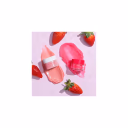 Sweet Dreams Lip Scrub & Overnight Lip Mask Duo - 2Pcs Set - Strawberry Flavour - Exfoliate, Condition, Soothe & Hydrate