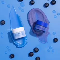 W7 Sweet Dreams Lip Scrub & Overnight Lip Mask Duo - 2Pcs Set - Blueberry Flavour - Exfoliate  Condition  Soothe & Hydrate