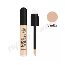 W7 Nice Touch Concealer Medium Coverage With 2 in 1 Applicator Vanila