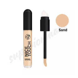 W7 Nice Touch Concealer Medium Coverage With 2 in 1 Applicator Sand
