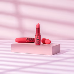 W7 Lippy Chic Ultra Creme Lipstick - 2Pcs - Semi-Matte Formula - Creamy & Pigmented  Lightweight Finish (Back Chat) - Pink