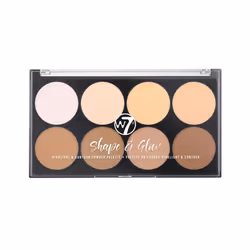 Shape & Glow Highlight & Contour Powder Palette - Professional 8 Shade Face Makeup Palette