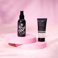 Prime Magic and The Fixer Matte Set - Setting Spray & Primer Duo - Natural, Matte Finish