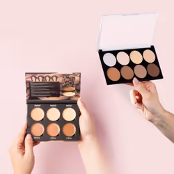 Lift & Sculpt, Shape & Glow Set - 2Pcs Set - Cream Contour & Powder Contour Palette Duo