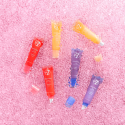 Gloss Away Lip Balm Trio - 3Pcs - Nourishing Lips Balms With Shea Butter - Blueberry, Vanilla, Strawberry